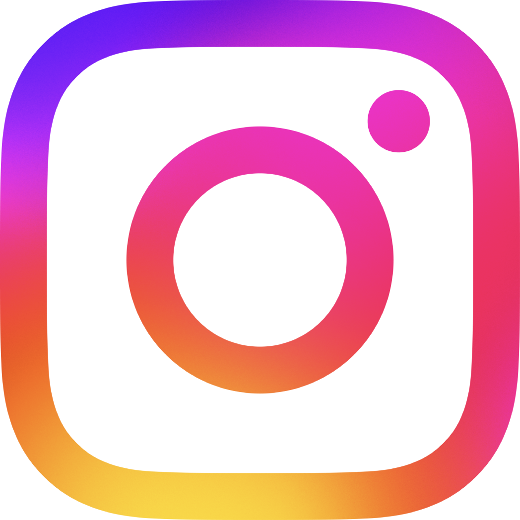 Instagram Logo With A Gradient Of Pink, Purple, And Yellow. The Logo Is A Rounded Square With A Circle And Smaller Circle Inside, Representing A Camera.